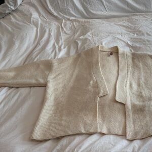 Pilcro Off-White Knit Cardigan